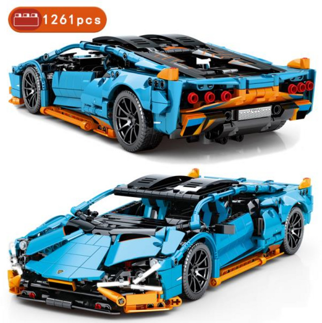 아스라다 하이테크 엑스퍼트 슈퍼 스피드 챔피언 자동차 MOC 시티 1391 피스 모델 레이싱 블록 벽돌 DIY 용, 05 Stytle 28, 1개