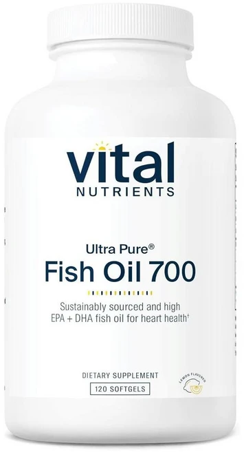 바이탈 뉴트리언츠 울트라퓨어 피쉬오일700 소프트젤 Vital Nutrients Ultra Pure Fish Oil, 120정, 1개 - 쿠팡