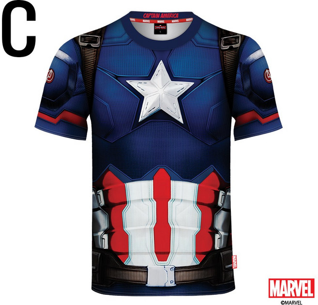 정품 마블 반팔티셔츠 스파이더맨 아이언맨 캡틴아메리카 토르 헐크