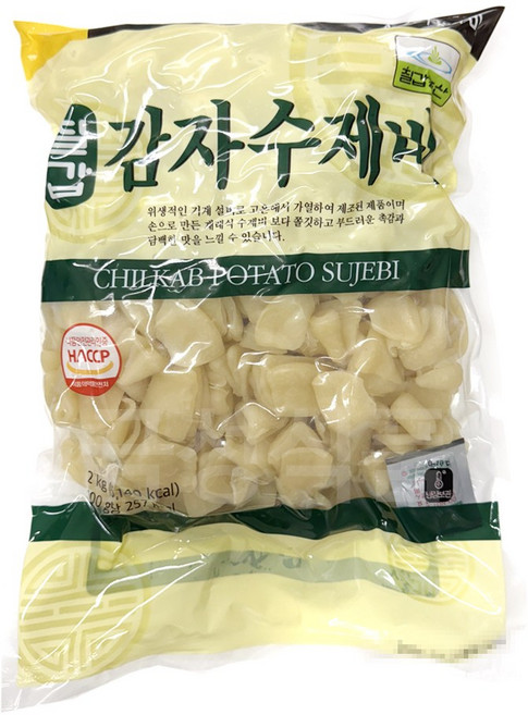 칠갑 감자수제비 2kg 1개