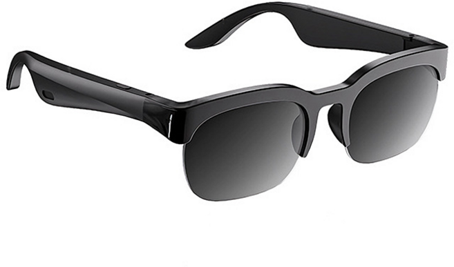 AI 스마트 블루투스 안경 실시간 통역 노래듣기 통화 내비게이션 찍는 편광렌즈, 블랙