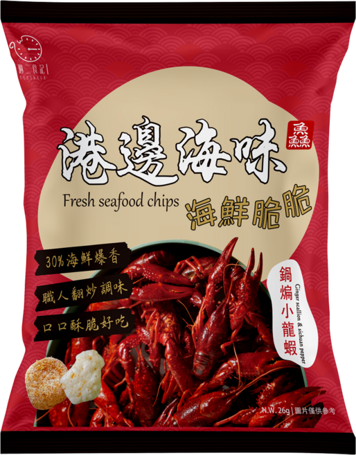 週二食記 鍋煸小龍蝦隨手包, 1包, 26g