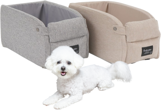 강아지차시트 반려견 애견 카시트 콘솔카시트 프랑턴 강아지 카시트, 블랙그레이