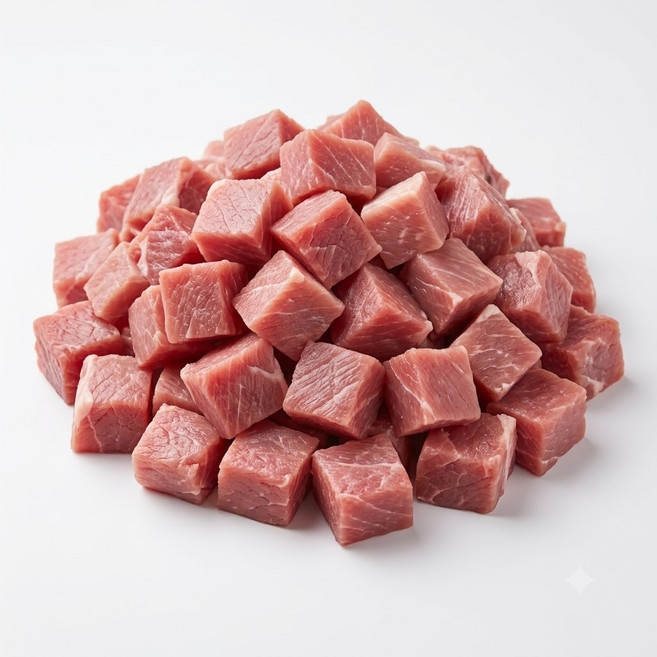 국내산 돼지뒷다리살 깍두기 카레용 1kg 2개