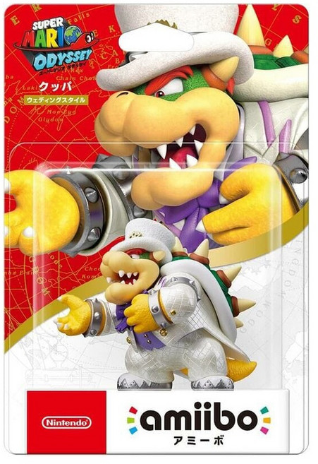 Nintendo amiibo 超級瑪利歐 奧德賽 庫巴新郎 婚禮裝扮 公仔, 1個