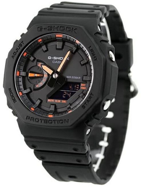 [카시오] CASIO G-SHOCK 아날로그 디지털 2100 시리즈 블랙 쿼츠 맨즈 손목시계 GA-2100-1A4DR []