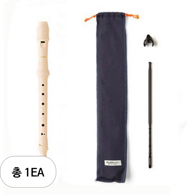 아울로스 소프라노 리코더 바로크식 303A, 베이지, 1개