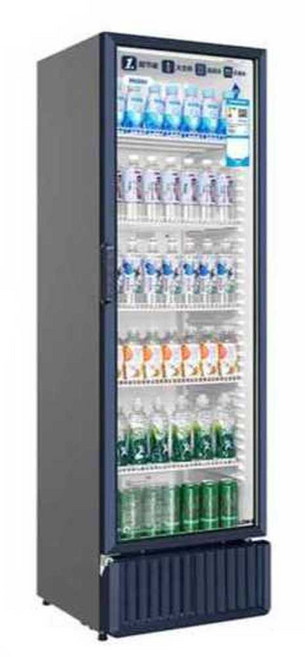 업소용 음료수 냉장고 쇼케이스 휴게실 주류 자판기, 339L 에너지효율 1등급 틈새 냉장고