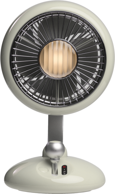 가득 기어윈드 탁상용 무선 선풍기, GDF-4000, 크림화이트