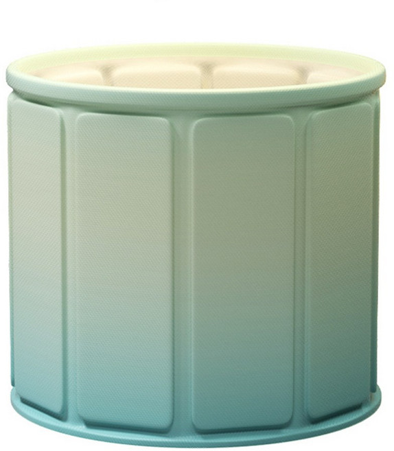 샵472 원터치 접이식 욕조 70cm 이동식 욕조 성인용 반신욕조 반신욕기 간이 전신욕조 패널형, 그린