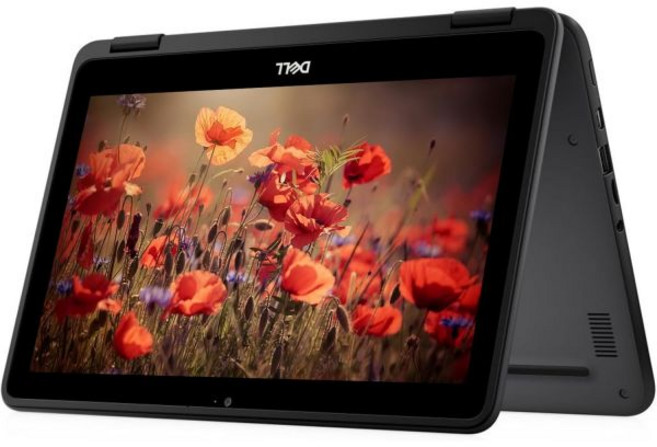 델 크롬북 2-in-1 11인치 3100 노트북 컴퓨터 터치스크린 PC 인텔 셀러론 N4000 4GB RAM 32GB eMMC 128GB 마이크로 SD 카드 Type-