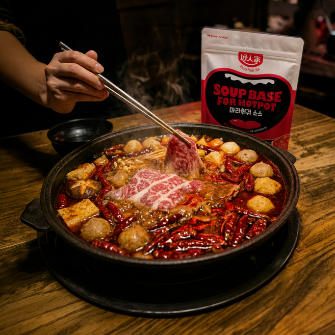 호인가 마라훠궈 소스, 240g, 5개
