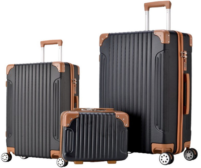 플랜와이 여행용 감성 하드 기내용 캐리어 2종 세트 14인치 20인치 24인치 CA1