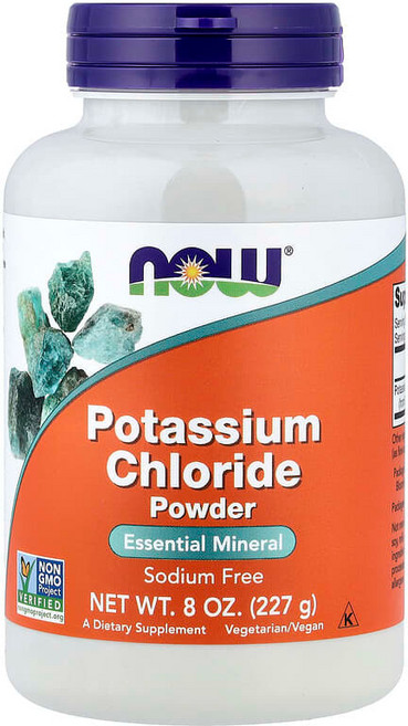 NOW Foods 염화칼륨 분말 8 oz(227 g) NOW-01450, 227g, 1