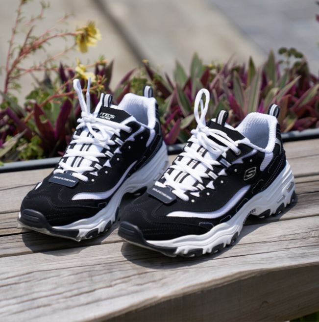 [상위] 스케쳐스 남성용 신상딜라이트 *쿠션감좋은*블랙팬다 워킹화 운동화S52675 (양말증정)