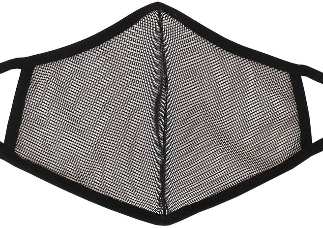 인콘트로 남성 여성 공용 나노 에어로 메쉬 망사 숨쉬기 편한 마스크, 1개