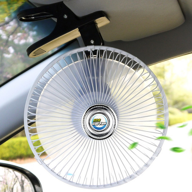 카모아 차량용 클립 카팬(집게 피스 호환) 자동차 화물차 중장비 선풍기, 클립카팬(8인치 12V)