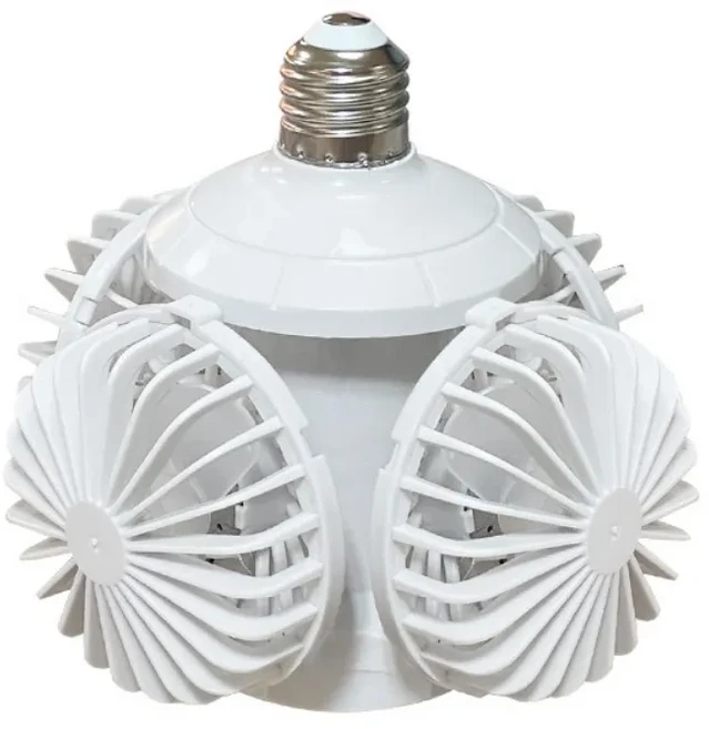 2 in 1 LED 천장 선풍기 조명 3가지 조명 모드 풍속 조절 가능 전기 무선 선풍기 에너지 절약 저소음, 기타, 01 White