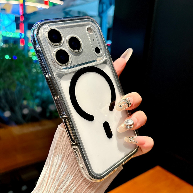 아이폰 17 16 15 프로 프로맥스 맥세이프 낙상 방지 핸드폰케이스 컬러 투명