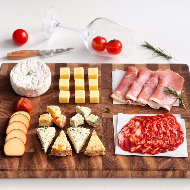 와인안주 치즈플래터 8종 홈파티 감성 치즈 연말선물 아이스박스 포장, 세트 1번, 1세트