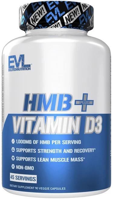 EVLUTIONNUTRITION HMB 플러스 비타민 D3 베지 캡슐, 1개, 90정 - 쿠팡