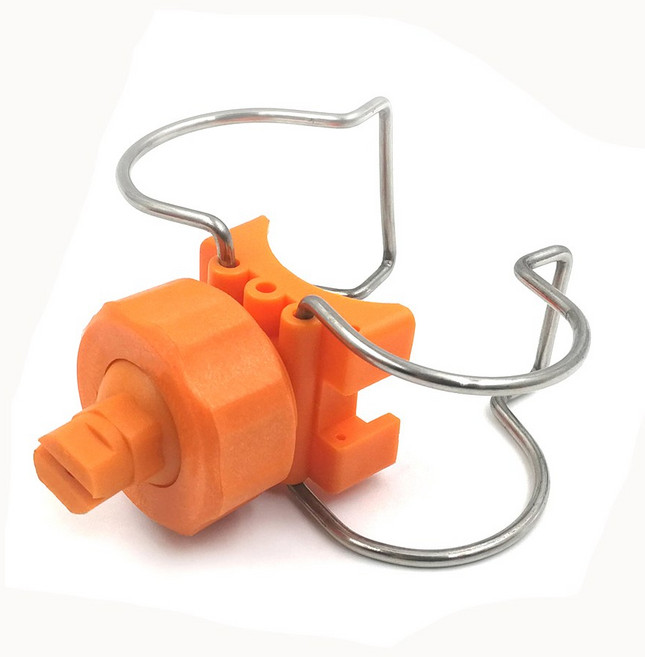 조정 가능한 볼 클립 아일릿 노즐 플랫 팬 스프레이 풀 콘 3/4 인치, 1.5inch pipe 50mm, CT8040, 1개