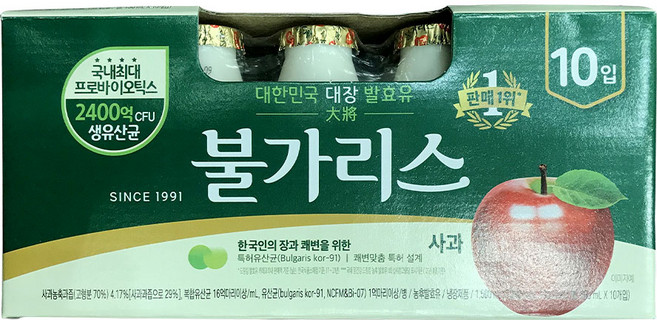 코스트코 냉장 남양 불가리스(사과맛) 150mlx10, 150ml