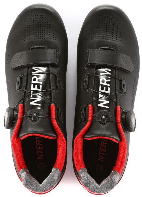 NTERM 앤텀 평페달 자전거 신발, 240, 블랙