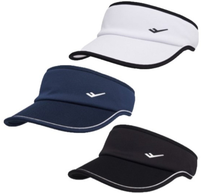 프로스펙스 @@ 대한민국 국가대표 스포츠 @ 2024 NEW @ 남여공용 @ 벨크로 찍찍이 쉬운 사이즈 조절 @ 액티브 스포츠 썬캡 썬바이저 Y05X, 블랙, 1개