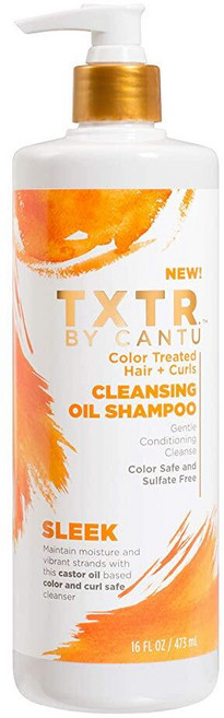 Cantu Txtr 매끄러운 염색모 컬 클렌징 오일 샴푸 - 473.2ml16온스, 1)16 Fl Oz Pack of 1