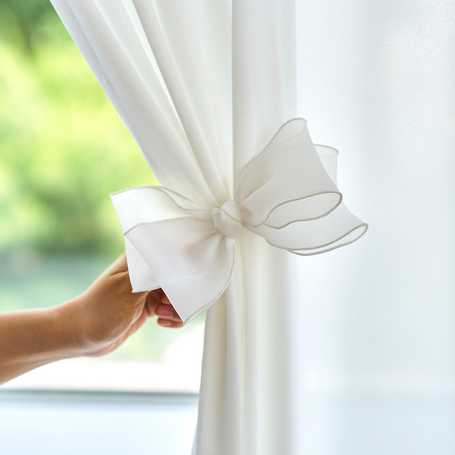 커튼집게 리본