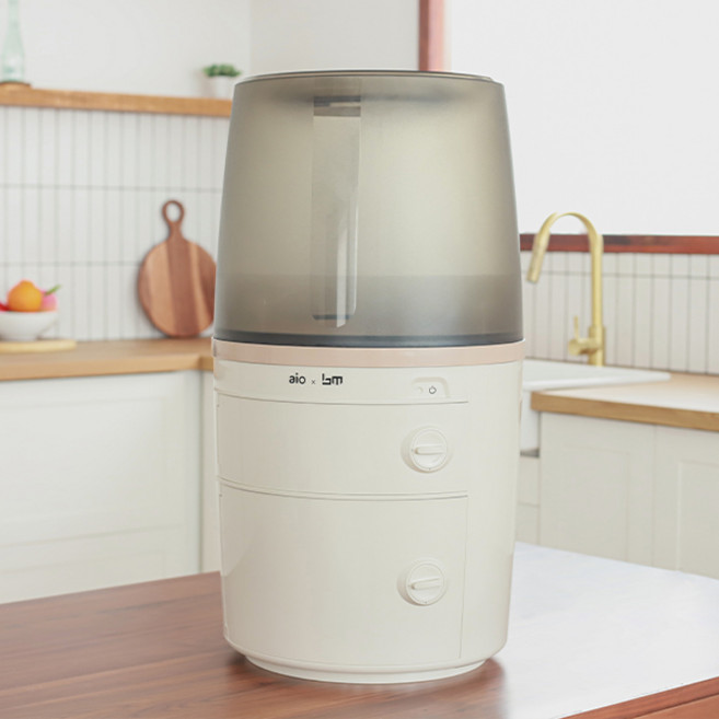 aio 프리미엄급 국산 스마트 전기 진공쌀통 20kg VR-1000, 아이보리