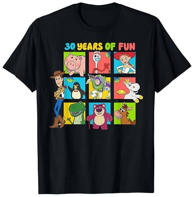 디즈니 픽사 토이 스토리 30주년 기념 30 Years of Fun 티셔츠
