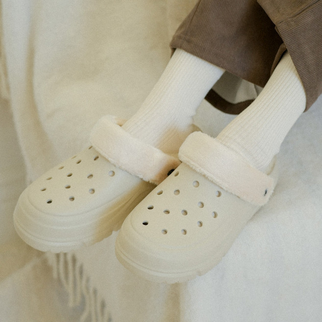 슈니엘 미끄럼방지 1등급 아치서포트 털슬리퍼 웜클로그 SL-800