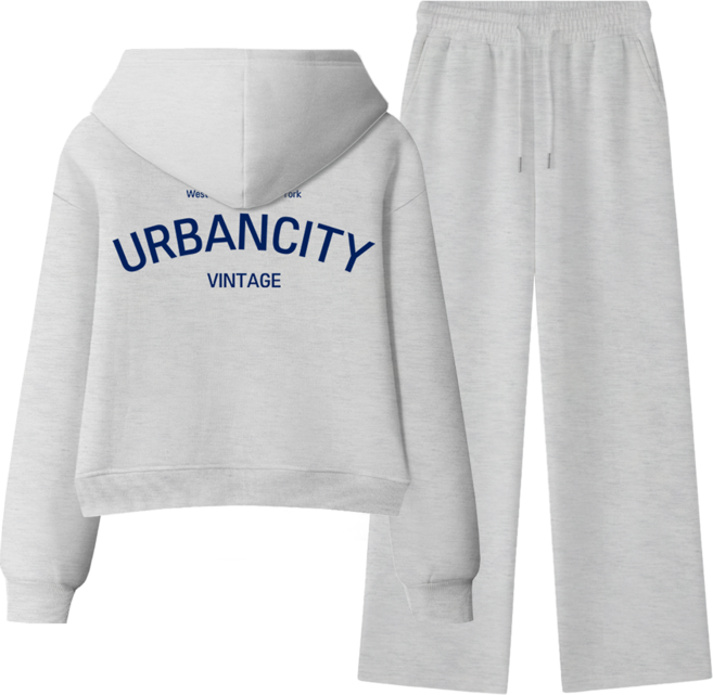 몰토벨리노 [ANSANGSA] 기모 어반시티 여성 후드 상하세트