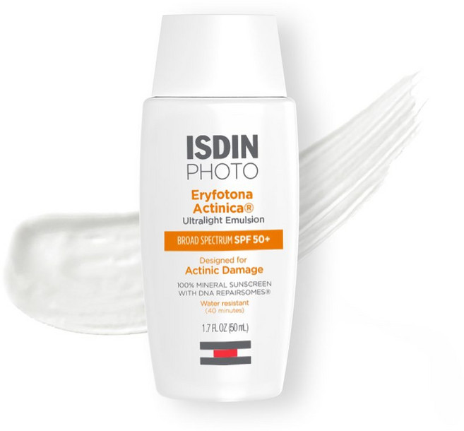 ISDIN 에리포토나 액티니카 SPF50+ 미네랄 선크림 징크옥사이드, 50ml, 1개