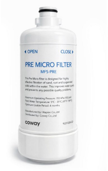코웨이 정품 비데 프리마이크로필터 MF5-PRE (HJ솔B 증정), 1개
