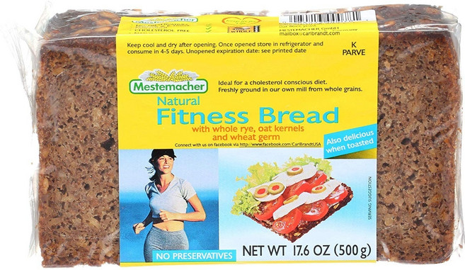 Mestemacher 麥大師 燕麥黑麵包, 1包, 500g