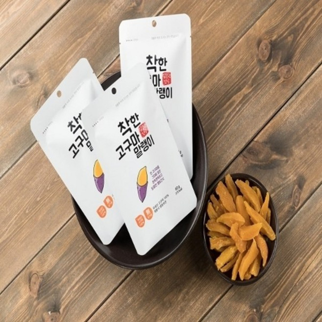 자연품애 [자연품애] 착한고구마말랭이 60g 20봉, 20개