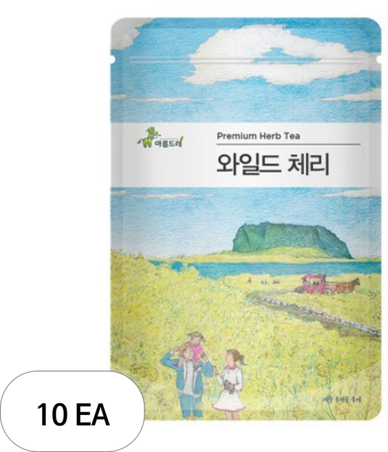 아름드레 삼각티백 와일드체리, 1.5g, 25개입, 10개