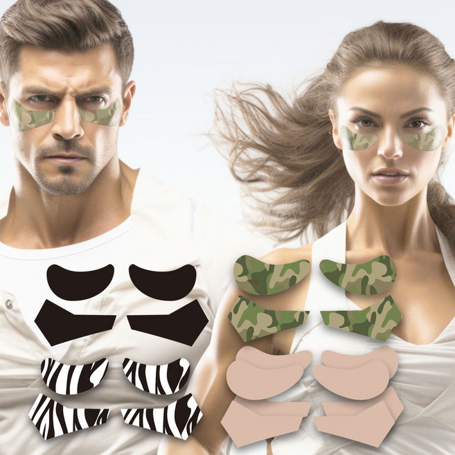 벨라룩스 보니앤클라이드 커플 골프 패치 10회분 스포츠 레져용 UV패치 자외선차단 야외활동, 1개, 10개입