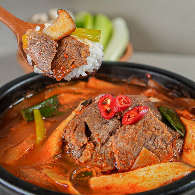 소노정 소고기 버섯장터국밥, 4개, 450g