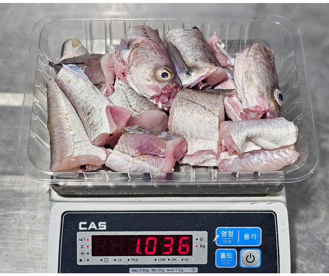 동해안 급냉대구 생물 손질대구 생대구, 1개, [매운탕]2-3인분_손질대구1kg(야채+양념)