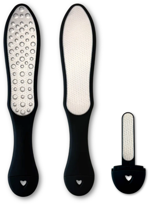 템픽스 3in1 양면 스테인레스 발각질제거기, 98g, 1개, 1개입