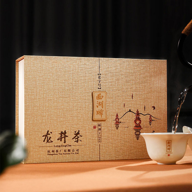 2026년햇차 (해외직구g172)서호패 녹차 서호용정 명전 특급 2호 서호용정차 선물세트100g, 100g, 1개, 1개입