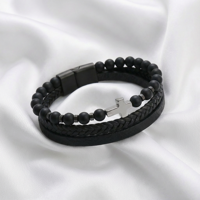 일리프 천주교 카톨릭 묵주 십자가 팔찌