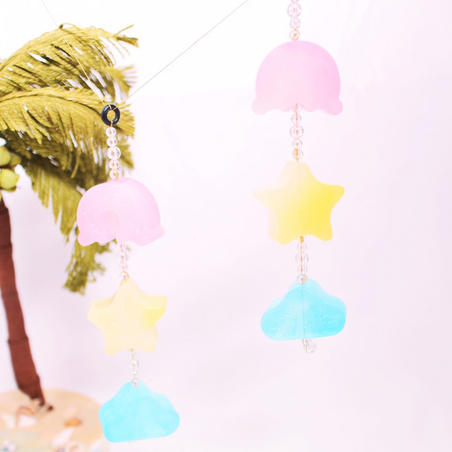 샤이닝데이 아로마 모기 큐브 비누 2줄 무지개별구름 감성 인테리어, 2개입, 90g