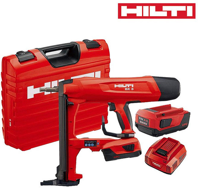 힐티 BX3 충전타정기 4.0Ah 본체+케이스+배터리2개+충전기, 1개