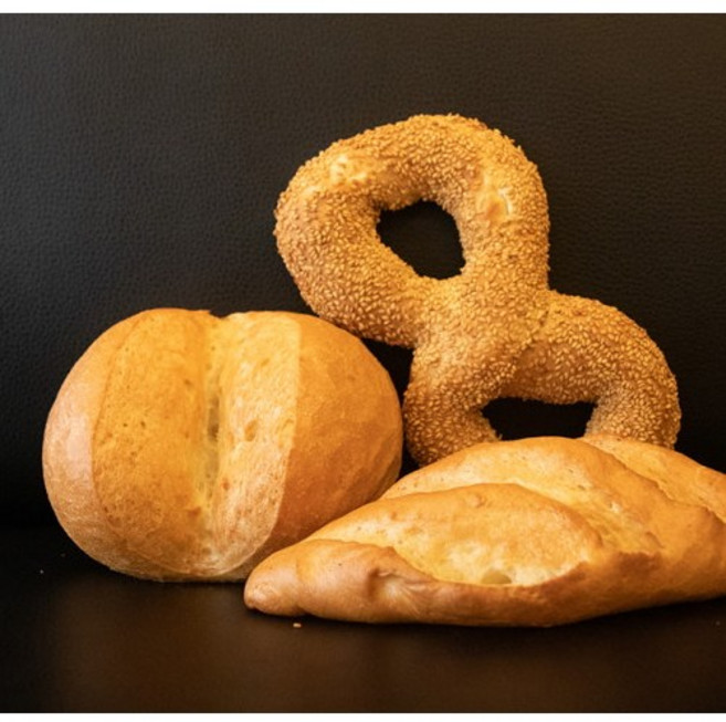 바자르 터키빵 식사빵, 110g, 3개