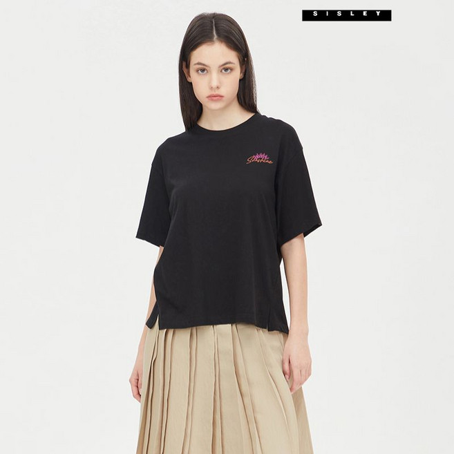 시슬리 클레어 선샤인 프린트 티셔츠 SATSF3531